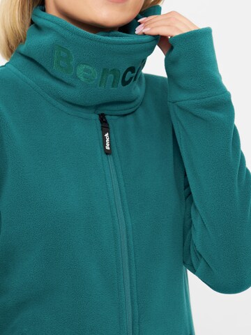BENCH Fleece jacket 'Funnel' in Green