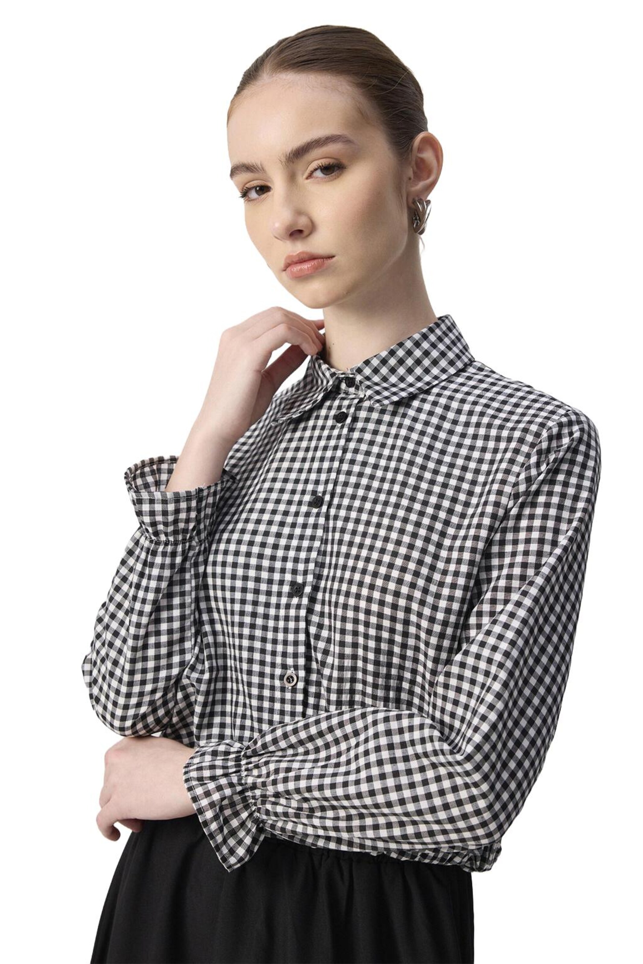 Touche Prive Kostuum in Zwart: voorkant