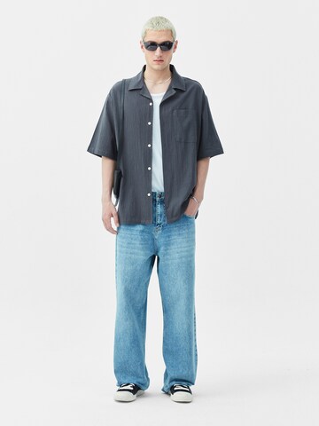 VAMOS CLO Comfort Fit Πουκάμισο σε γκρι