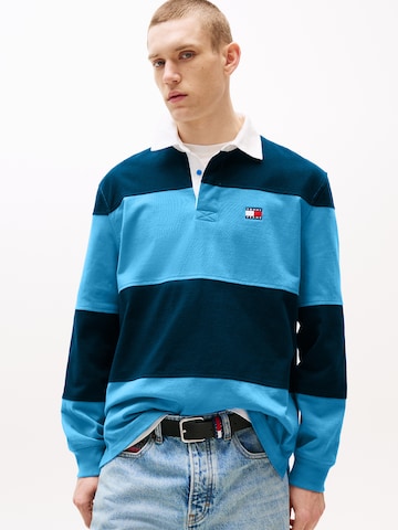 zils Tommy Jeans T-Krekls: no priekšpuses