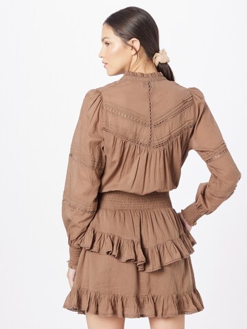 Neo Noir Dress 'Klaire' in Brown