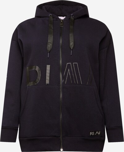 Hanorac River Island Plus pe negru, Vizualizare produs