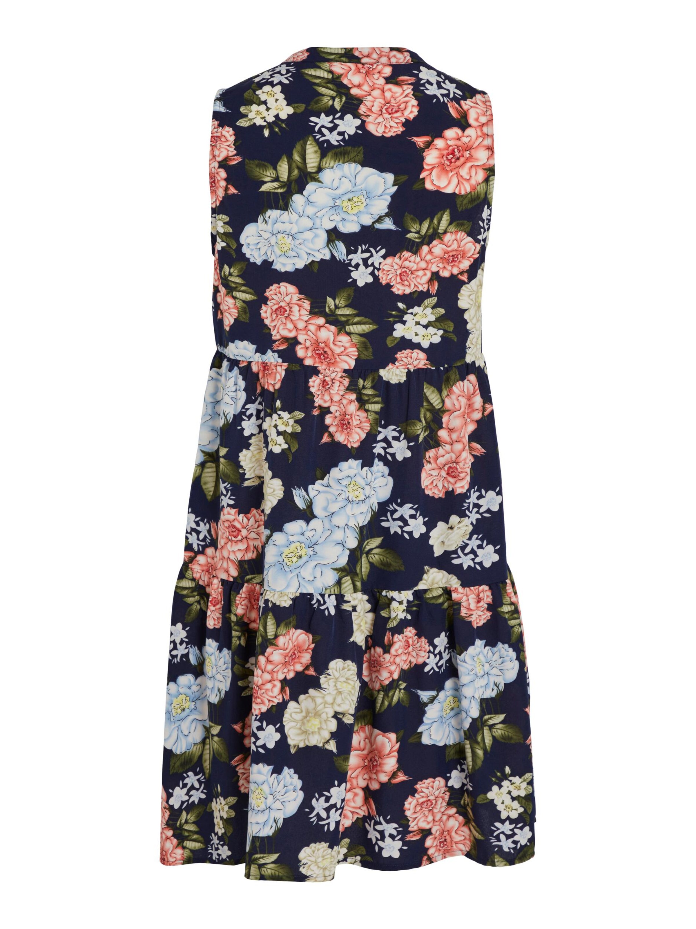 VILA Рокля тип риза в синьо