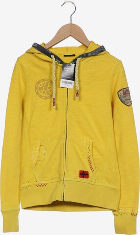 NAPAPIJRI Sweatshirt & Zip-Up Hoodie in XS in Yellow: front