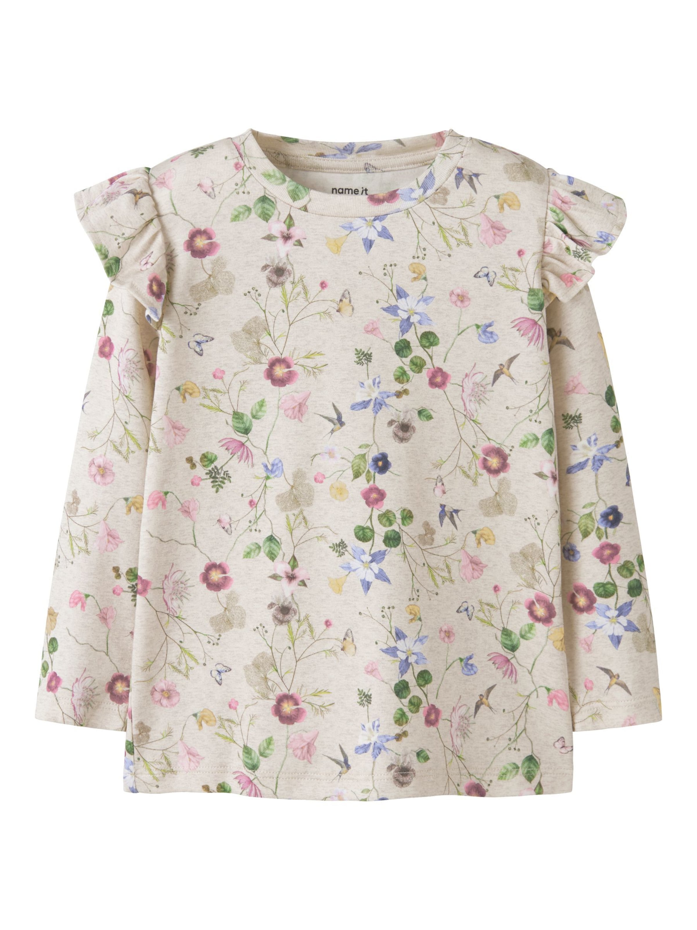 NAME IT - Camiseta en beige: frente