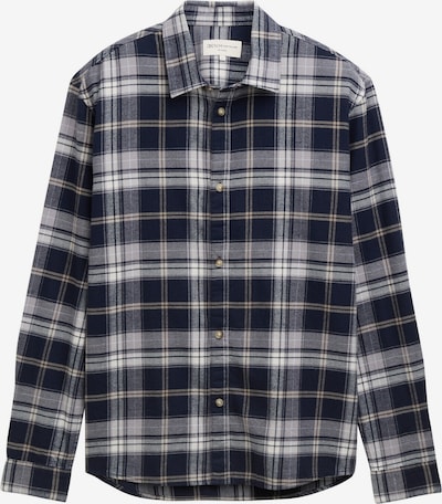 Marškiniai iš TOM TAILOR DENIM, spalva – tamsiai mėlyna / rusvai pilka / balta, Prekių apžvalga