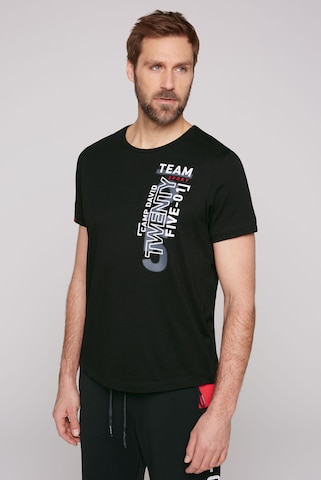 CAMP DAVID Shirt in Zwart: voorkant