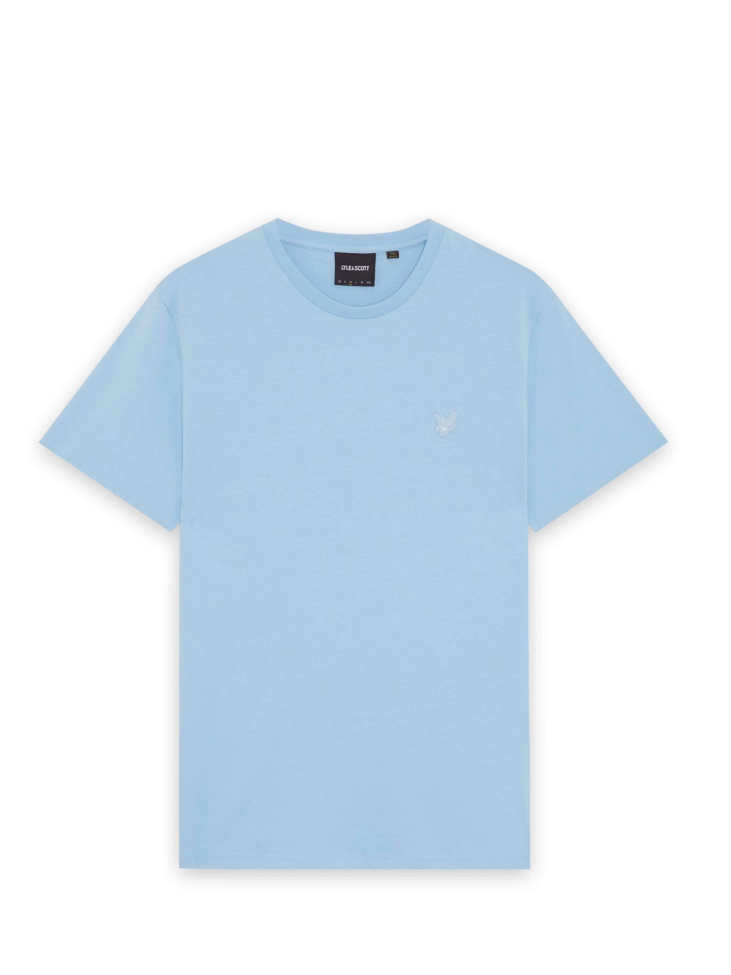 Lyle & Scott Shirt 'Lyle & Scott - Heren t-shirt' in Blauw: voorkant
