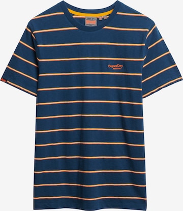 T-Shirt 'Essentials' Superdry en bleu : devant