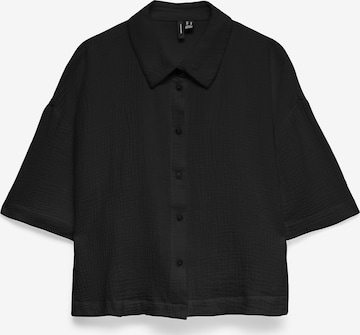 Camicia da donna 'VMNATALI' di VERO MODA in nero: frontale