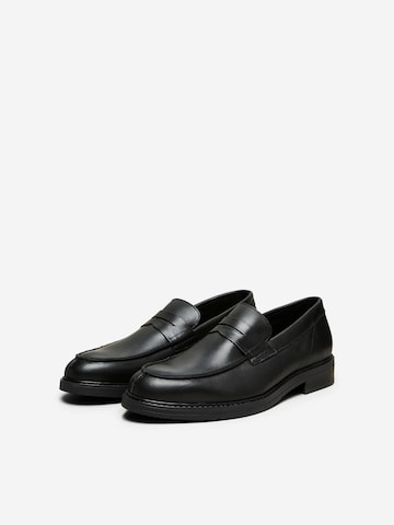 SELECTED HOMME Instappers 'Blake' in Zwart