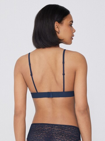 Tezenis Triangle Bra 'Lisbon' in Blue