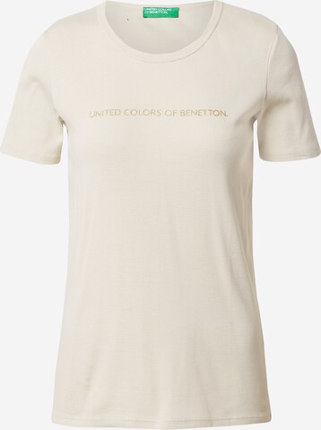 UNITED COLORS OF BENETTON Shirt in Beige: front