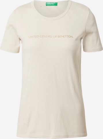 UNITED COLORS OF BENETTON T-Shirt in Beige: predná strana