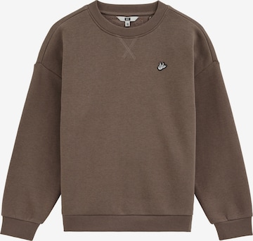 WE Fashion Collegepaita värissä ruskea: etupuoli