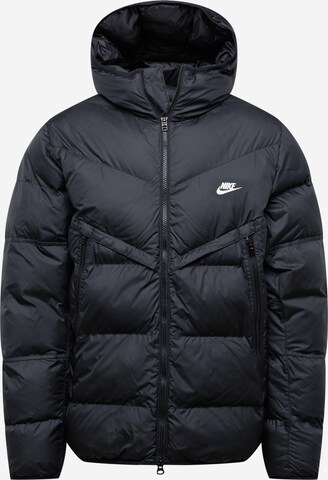 Nike Sportswear Winter Jacket in Black: front