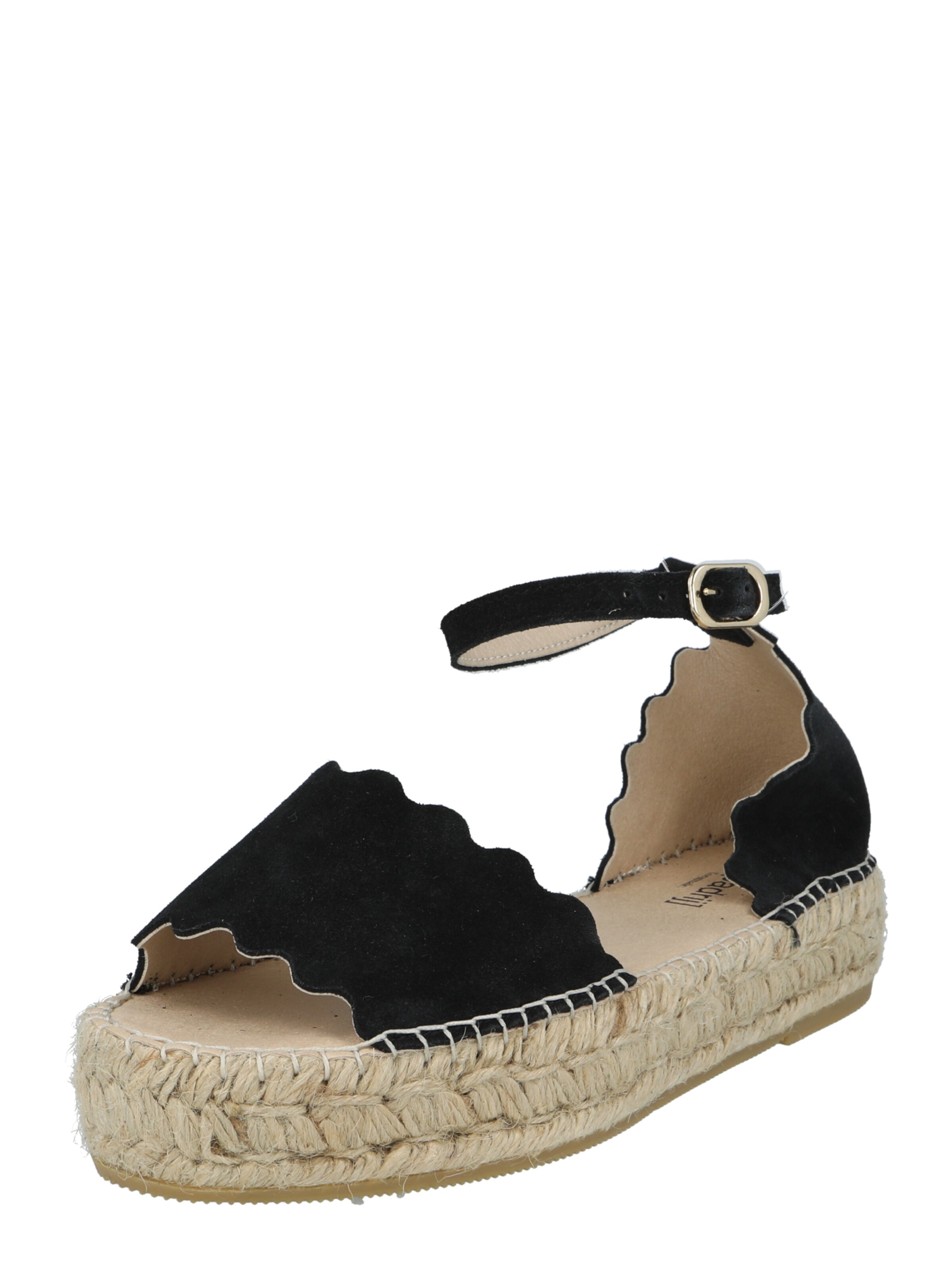 espadrij l´originale Sandale 'Lyon' in Schwarz: predná strana