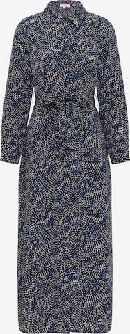 MYMO Shirt Dress in Blue: front