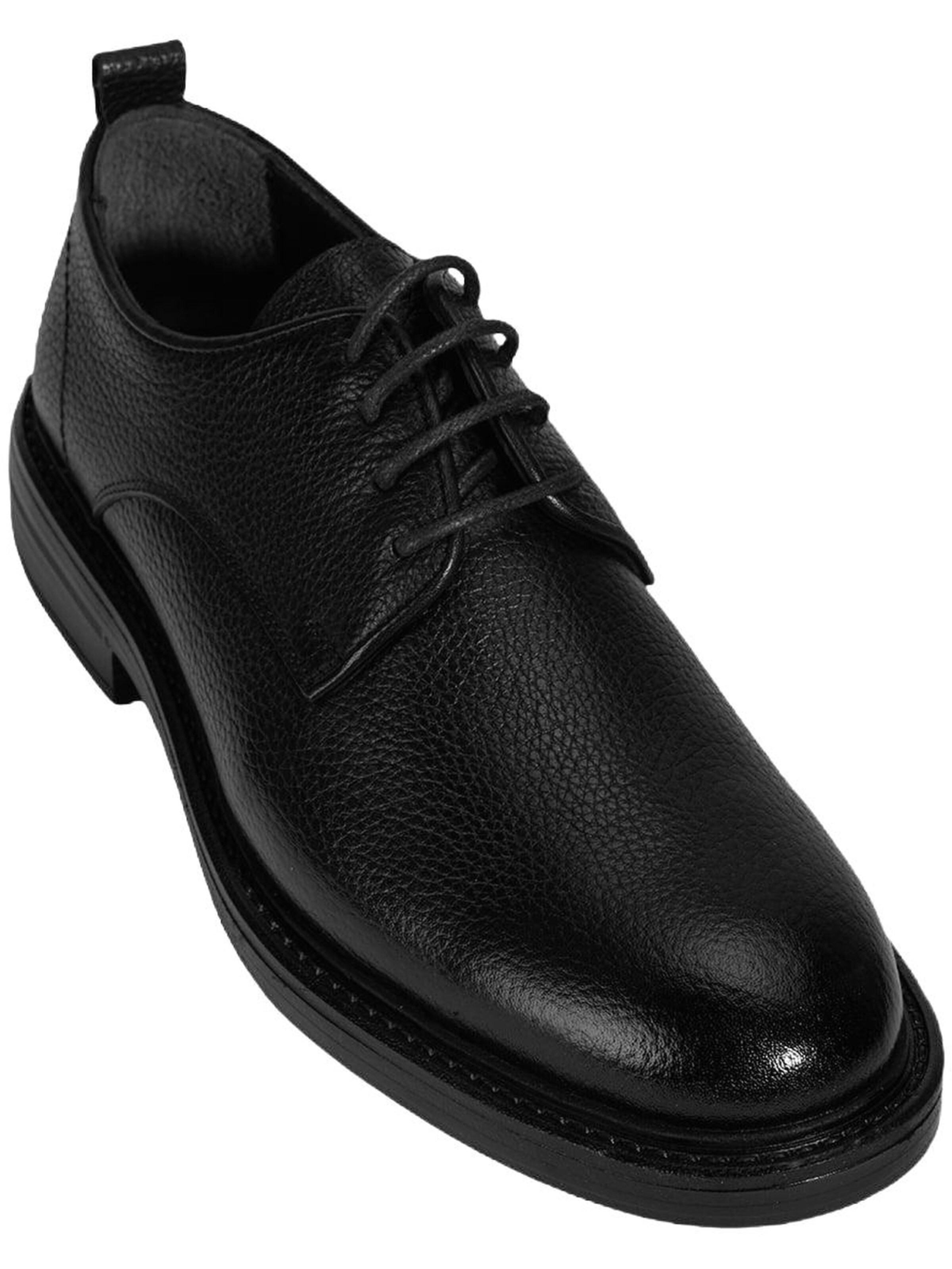 Desa Schnürschuh 'Derby-Schuhe'‌‌‌‌‌‌ in Schwarz: Vorderseite