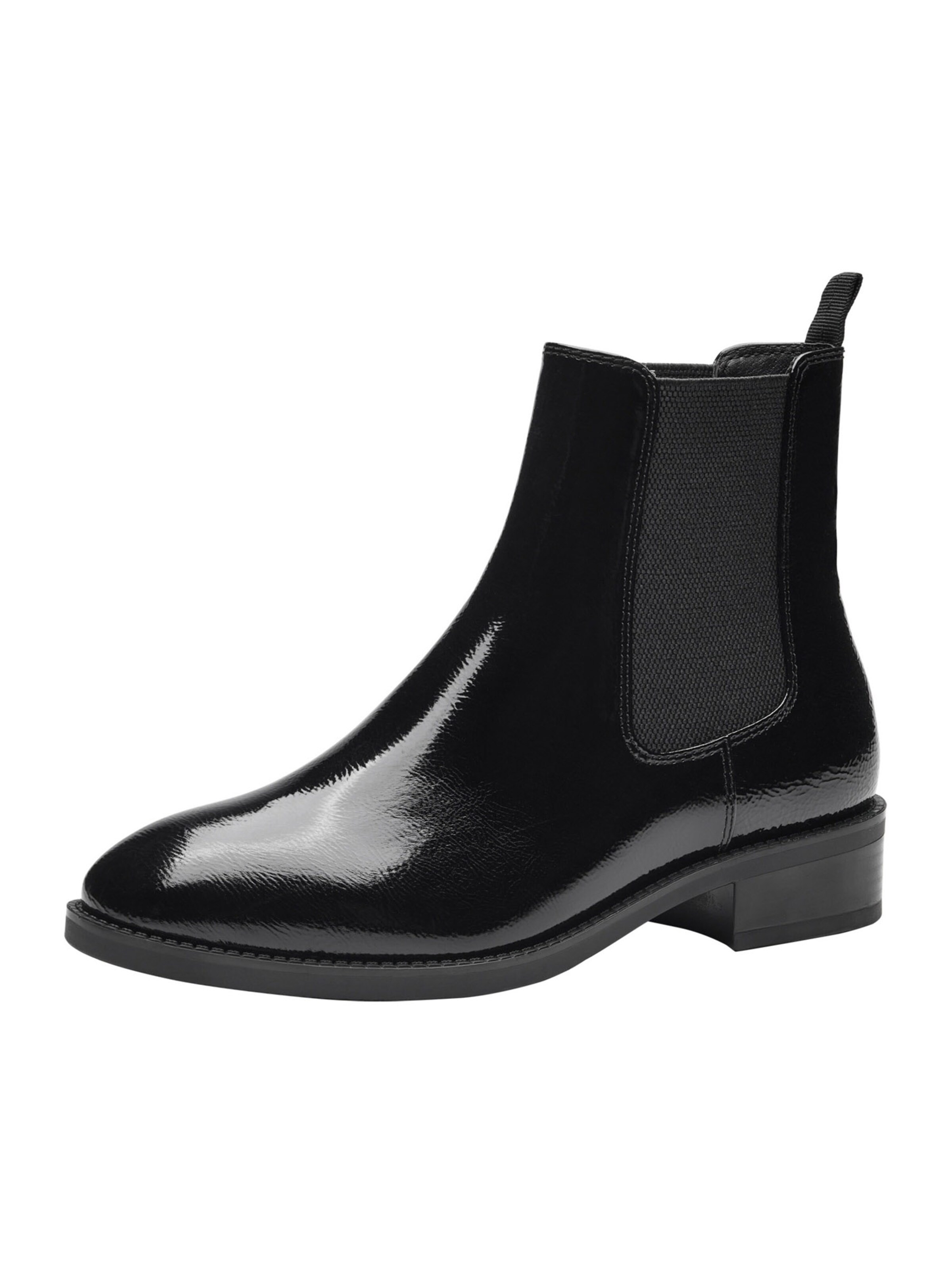 Tamaris - Botas chelsea em preto: frente
