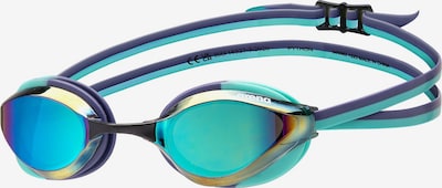 ARENA Schwimmbrille 'PYTHON MIRROR' in blau / türkis / goldgelb / lila, Produktansicht