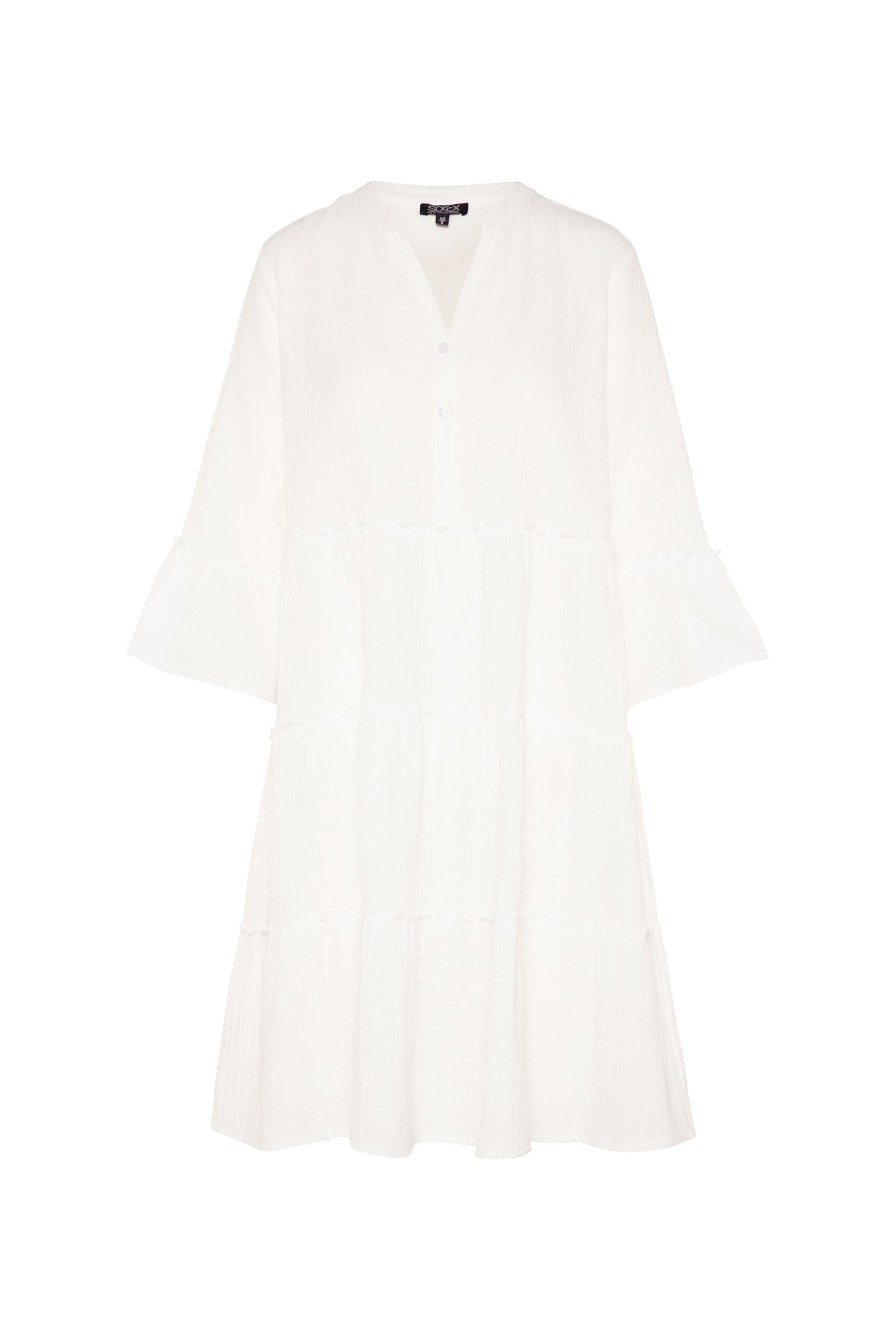 Soccx Shirt dress in White: front
