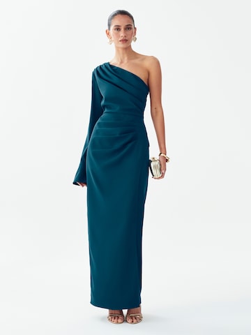 BWLDR Avondjurk 'Lois' in Blauw