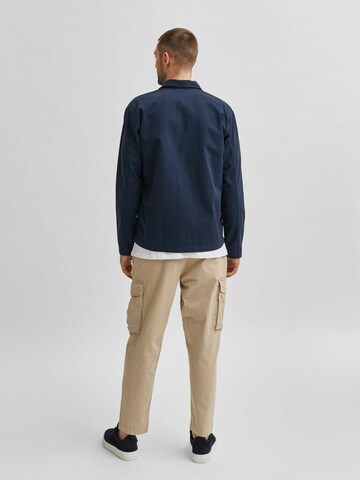 SELECTED Comfort fit Overhemd in Blauw