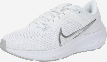 NIKE Running Shoes 'Air Zoom Pegasus 40' in White: front