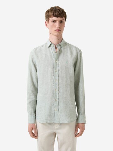 BOGNER Regular fit Button Up Shirt 'Timi' in Green: front