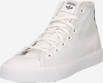 ADIDAS ORIGINALS Sneakers high 'Nizza' i hvit: forside
