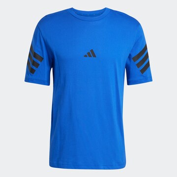 ADIDAS SPORTSWEARTehnička sportska majica 'FI 3S' - plava boja: prednji dio