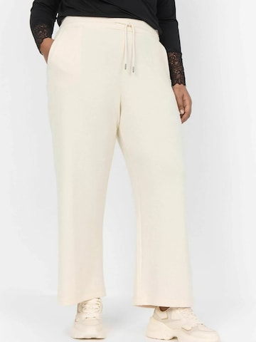 Loosefit Pantaloni 'Sabina' di Wasabi Concept in beige: frontale