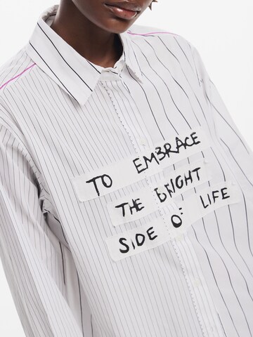 Desigual Bluse in Weiß