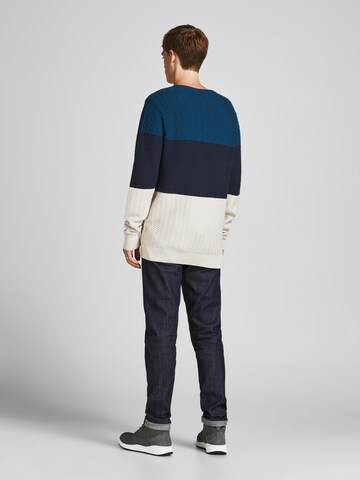 JACK & JONES Sweter 'Lawson' w kolorze niebieski