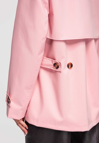 Manteau mi-saison 'OW-COLC-0114' Ombre en rose