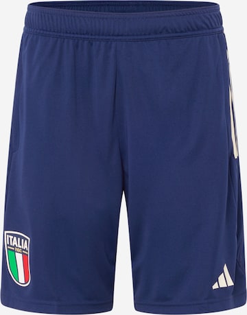 ADIDAS PERFORMANCE Regular Sportbroek 'Italy Tiro 23 ' in Blauw: voorkant