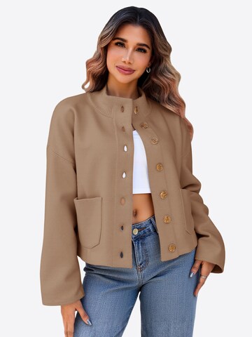 Imily Bela Cardigan i beige: forside