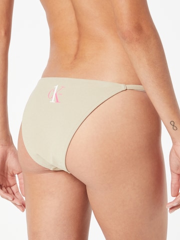 Calvin Klein Swimwear Bikinihousut 'Cheeky' värissä beige