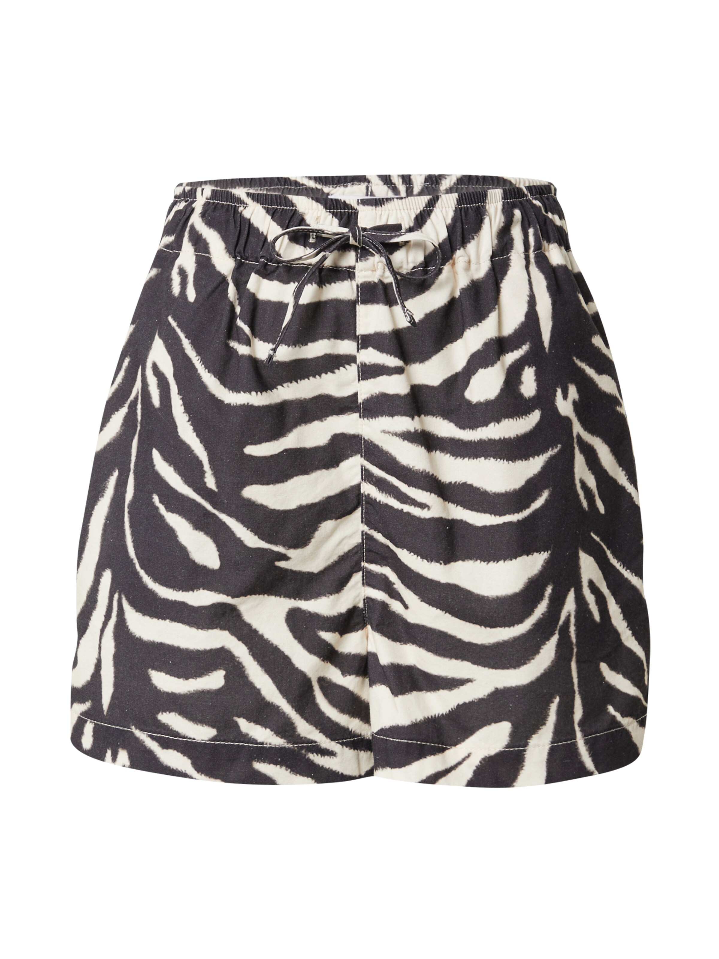 TOPSHOP Szabványos Nadrág - fekete: elől