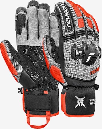 REUSCH Sports gloves 'Worldcup Warrior SC' in Grey: front
