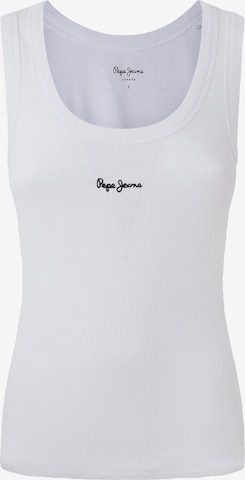 Pepe Jeans Top 'LANE' | bela barva: sprednja stran