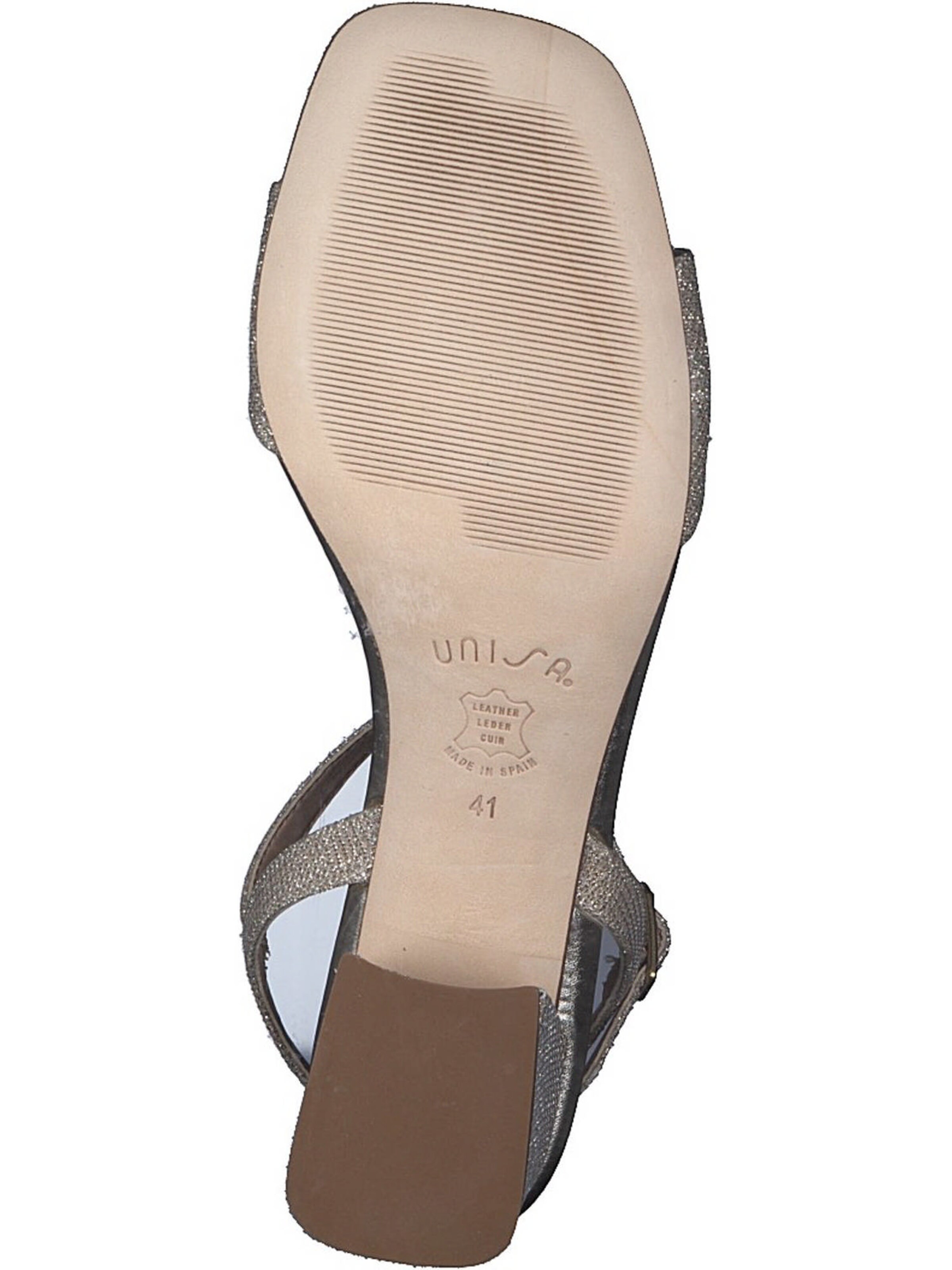 UNISA Strap Sandals in Silver