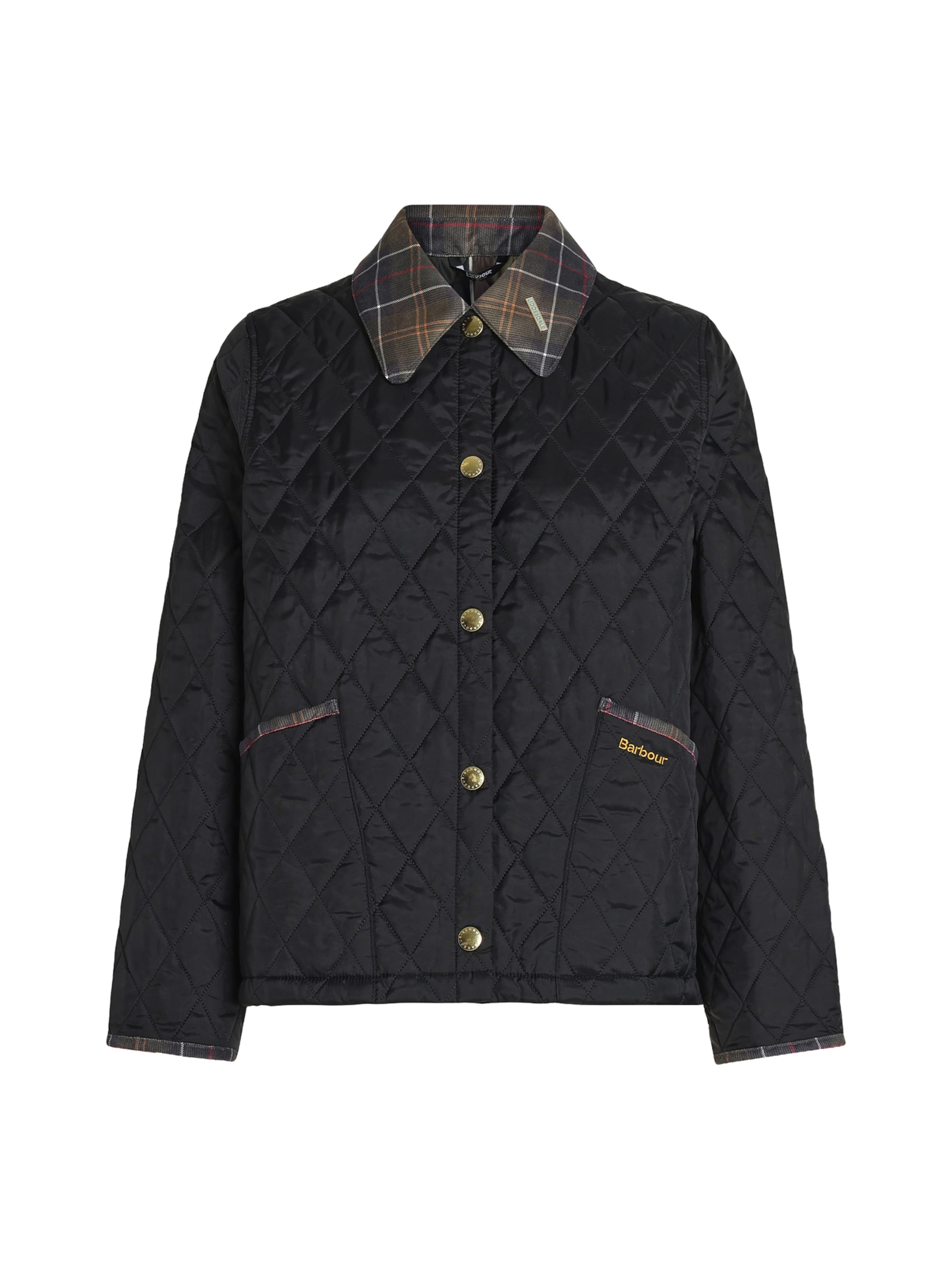 Giacca di mezza stagione 'Lidd' di Barbour in nero: frontale