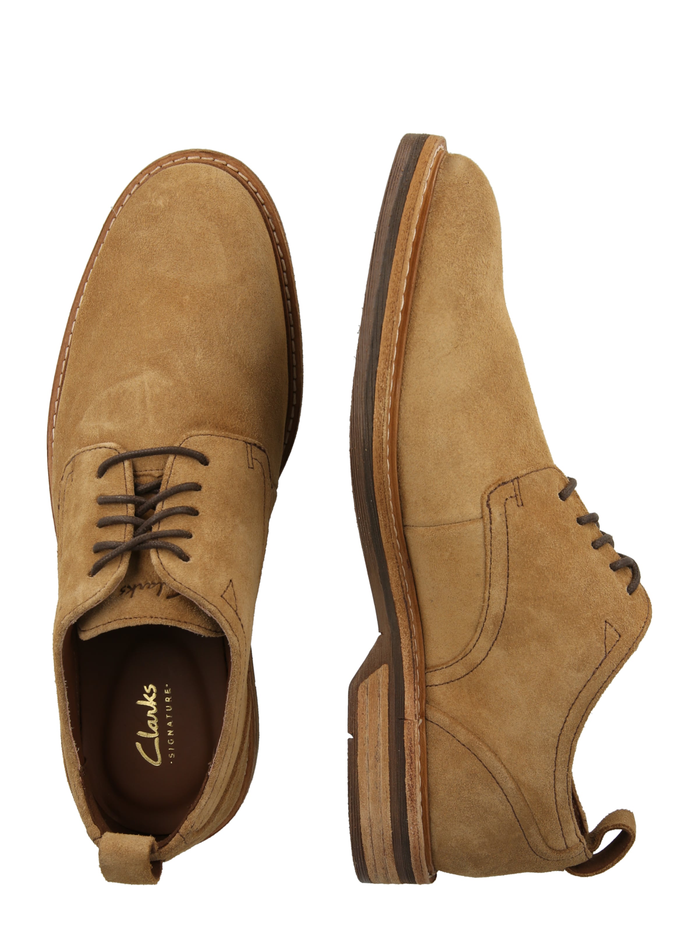 CLARKS Knytsko 'Aldwin' i brun