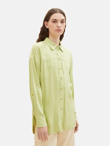 TOM TAILOR DENIM Blouse in Groen