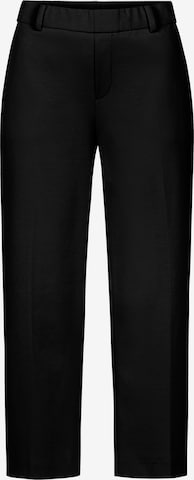 STEHMANN Regular Pleated Pants in Black: front