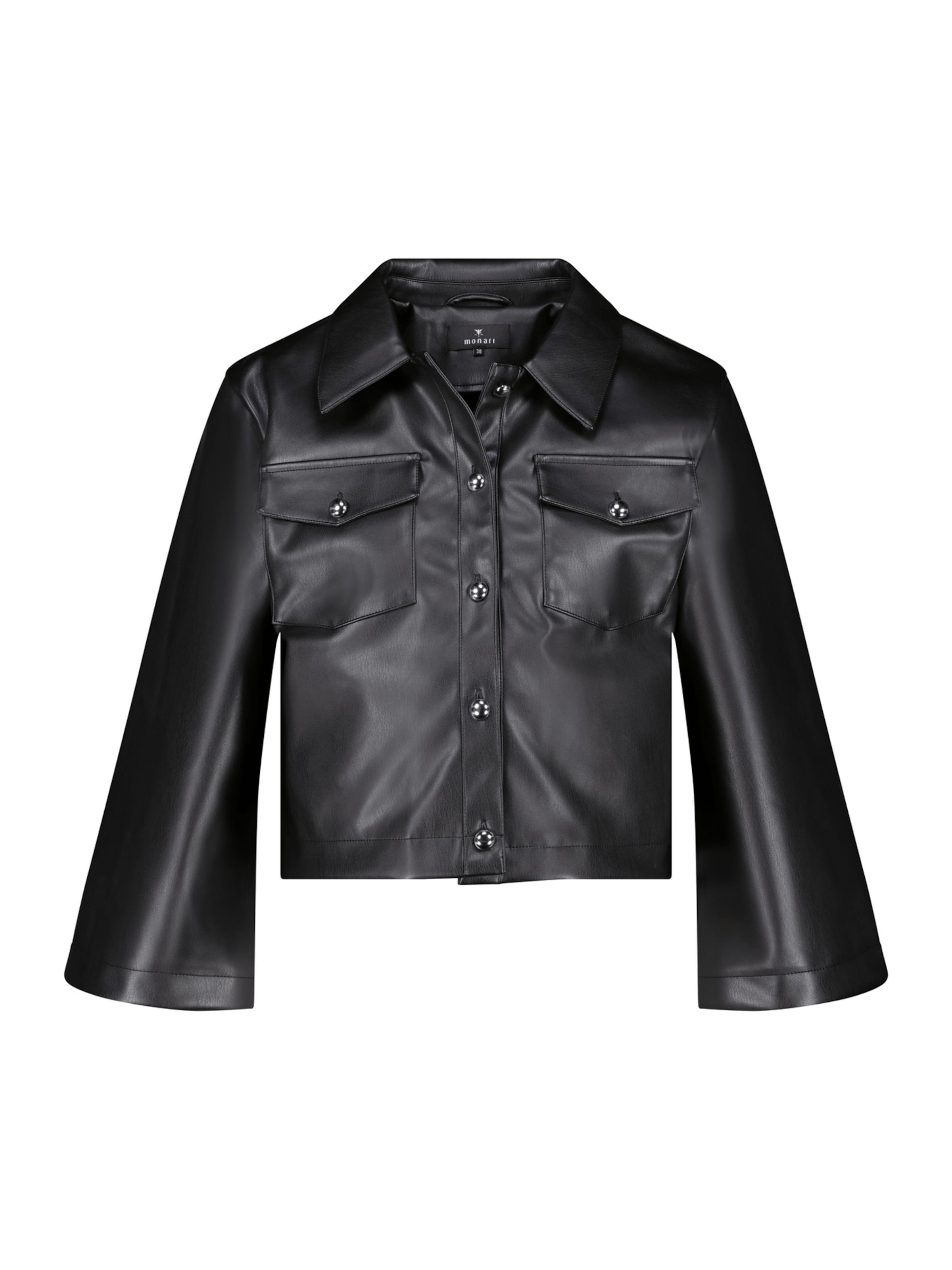 monari Veste mi-saison en noir, Vue avec produit