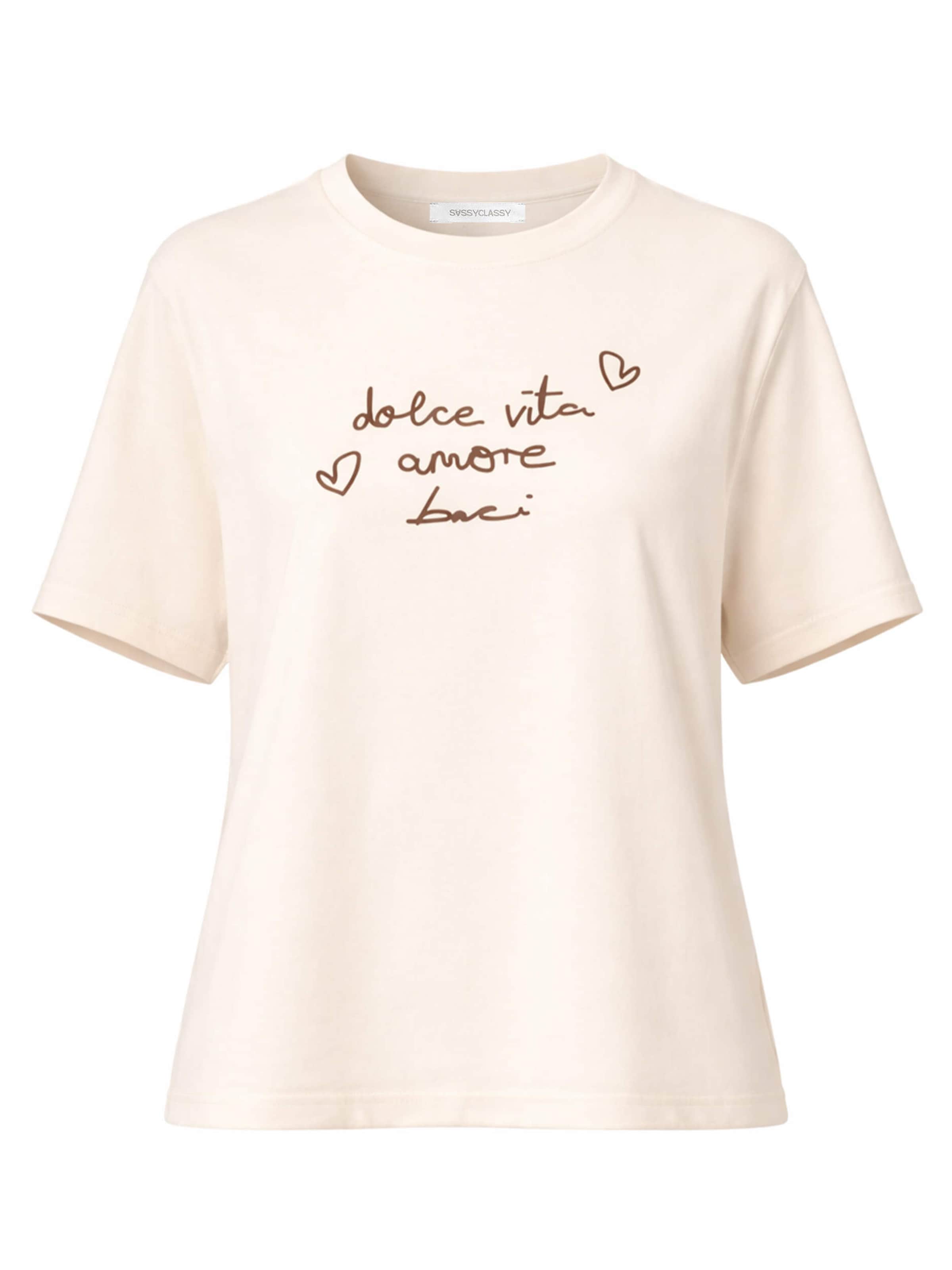 SASSYCLASSY Shirt in Beige: front