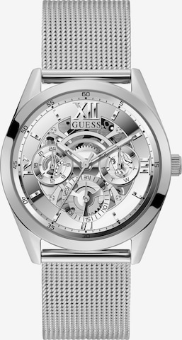 GUESS Analog Watch 'Tailor' in Silver: front